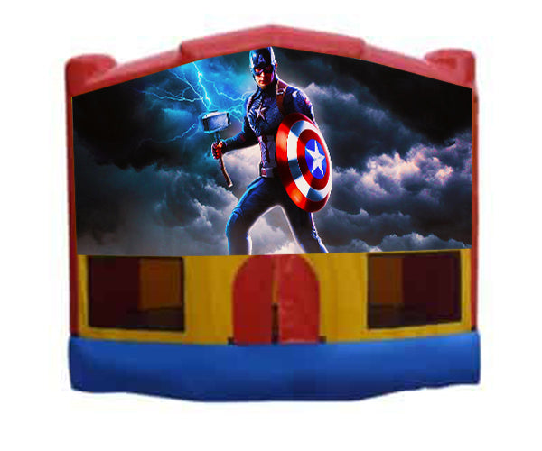 Captain America Small Combo Jumping Castle