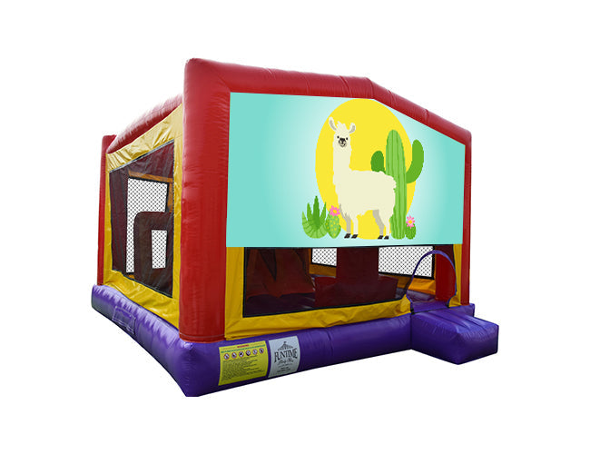 Llamas Extra Large Obstacle Combo Jumping Castle