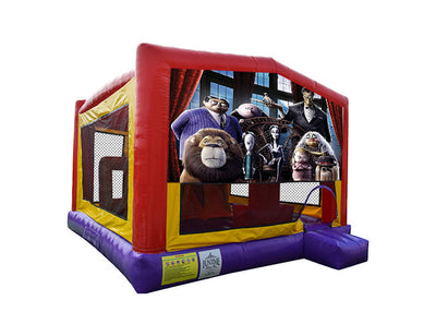 The Adams Family Extra Large Obstacle Combo Jumping Castle
