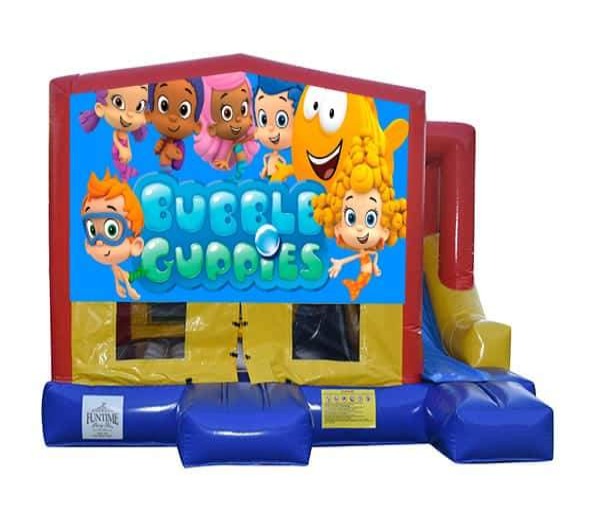 Bubble Guppies Small External Slide Jumping Castle