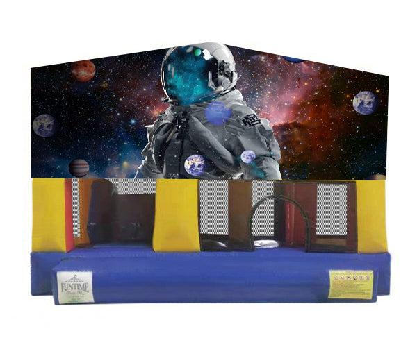 Space / Astronauts Small Slide Jumping Castle