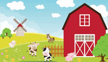 Farm Animals Jumping Castles