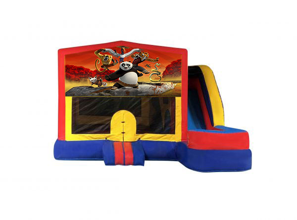 Kung Fu Panda Medium External Slide Jumping Castle