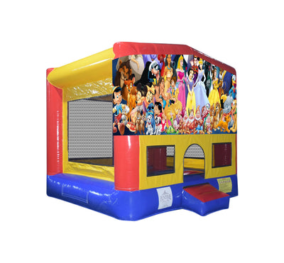 World of Disney Small Square Jumping Castle