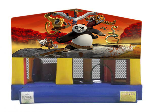 Kung Fu Panda Small Slide Jumping Castle