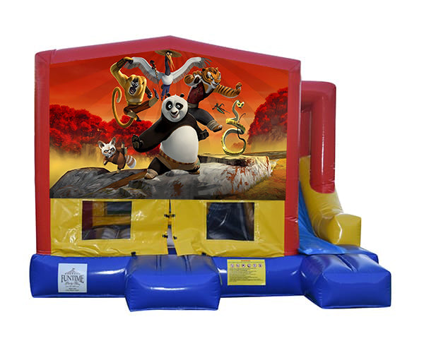 Kung Fu Panda Small External Slide Jumping Castle
