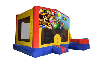 Super Mario Medium External Slide Jumping Castle