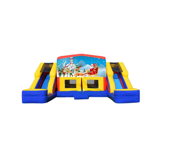 Christmas #4 Double Mega Combo Jumping Castle