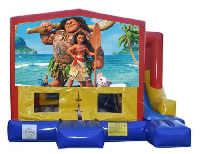 Moana Small External Slide Jumping Castle