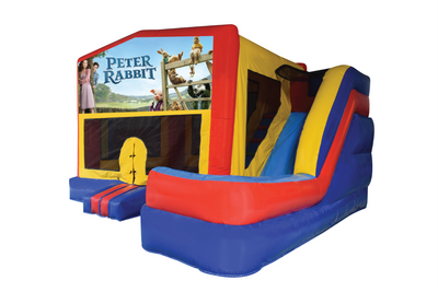Peter Rabbit Medium External Slide Jumping Castle