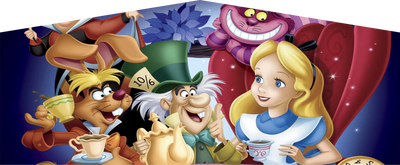 Alice in Wonderland #1 Medium Internal Slide Jumping Castle