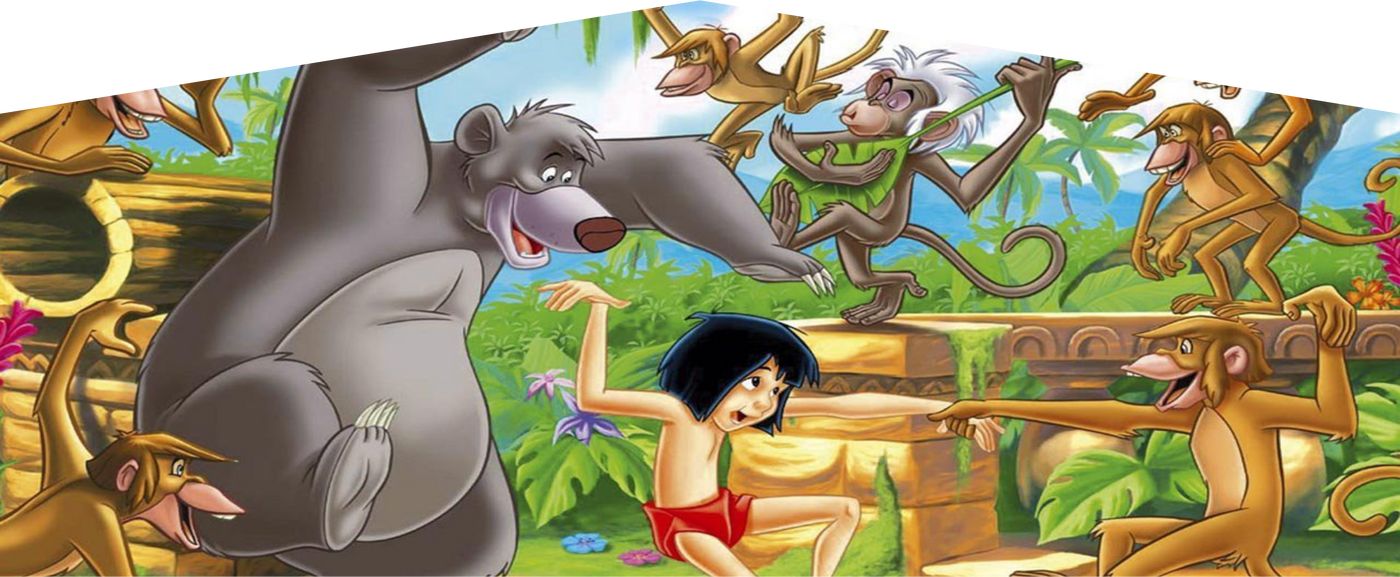 Jungle Book Extra Large Obstacle Combo Jumping Castle