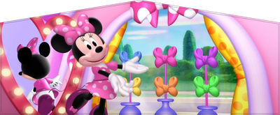 Minnie Mouse Double Mega Combo Jumping Castle