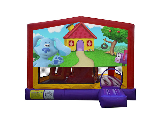 Blues Clues #1 Extra Large Obstacle Combo Jumping Castle