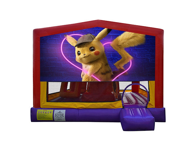 Detective Pikachu Extra Large Obstacle Combo Jumping Castle