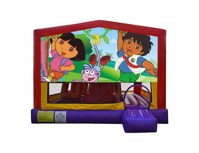 Dora Extra Large Obstacle Combo Jumping Castle