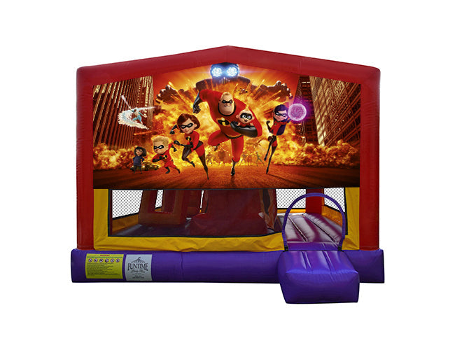 Incredibles Extra Large Obstacle Combo Jumping Castle
