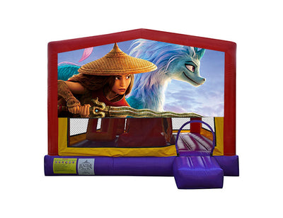 Raya And The Last Dragon Extra Large Obstacle Combo Jumping Castle