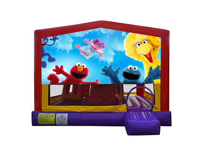 Sesame Street Extra Large Obstacle Combo Jumping Castle