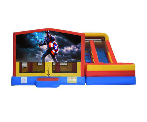 Captain America Ultimate Mega Combo Jumping Castle