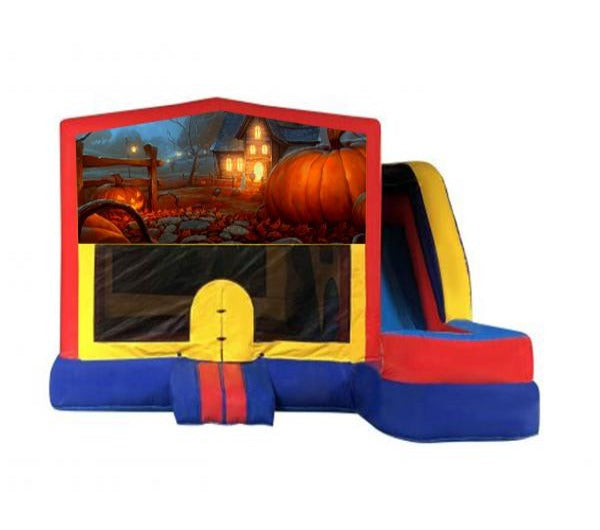 Halloween Medium External Slide Jumping Castle