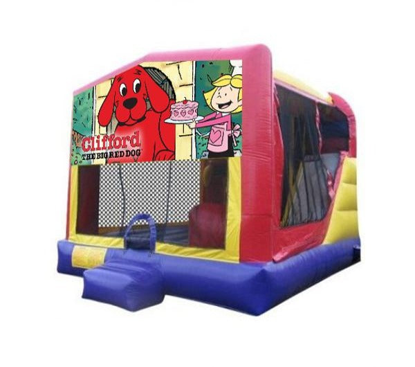 Clifford the Red Dog Extra Large Combo Jumping Castle