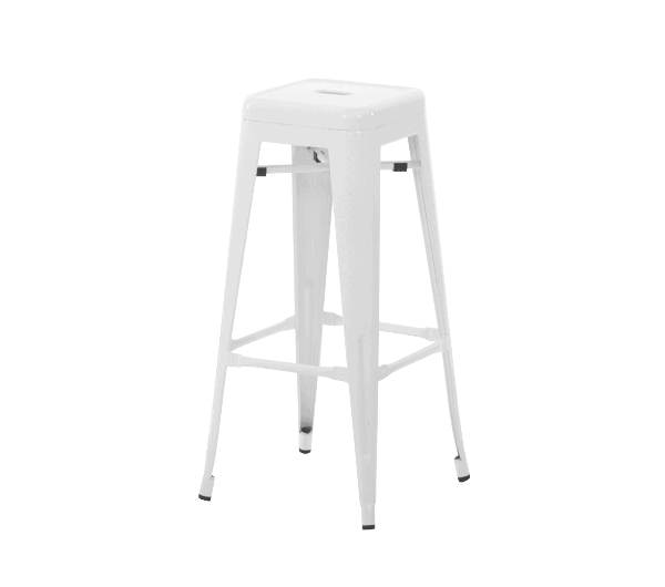 White Tolix Bar Stool