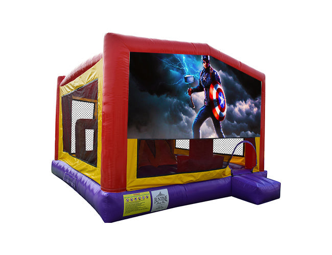 Captain America Extra Large Obstacle Combo Jumping Castle