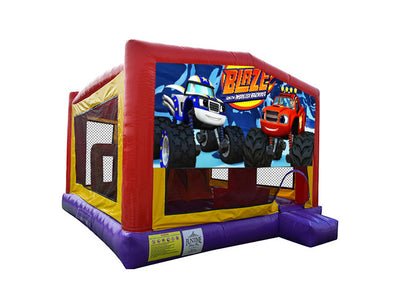 Blaze and the Monster Machines Extra Large Obstacle Combo Jumping Castle