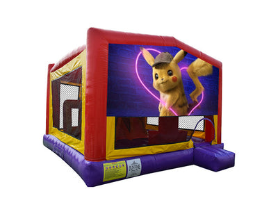 Detective Pikachu Extra Large Obstacle Combo Jumping Castle