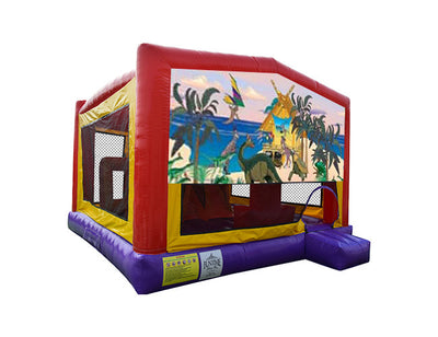 Dinosaur #1 Extra Large Obstacle Combo Jumping Castle