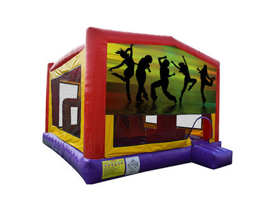 Disco Dance Extra Large Obstacle Combo Jumping Castle