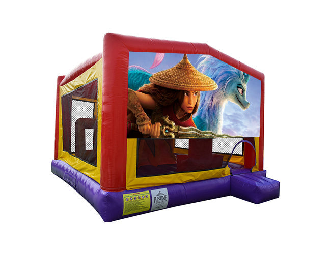 Raya And The Last Dragon Extra Large Obstacle Combo Jumping Castle