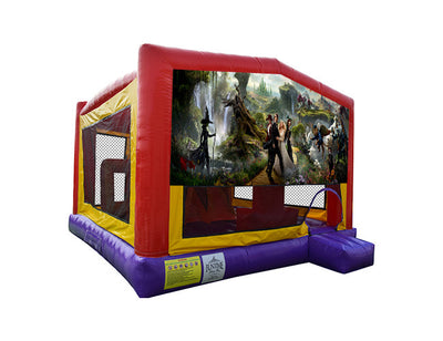 Alice in Wonderland #2 Extra Large Obstacle Combo Jumping Castle