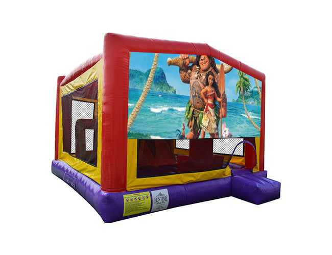 Moana Extra Large Obstacle Combo Jumping Castle