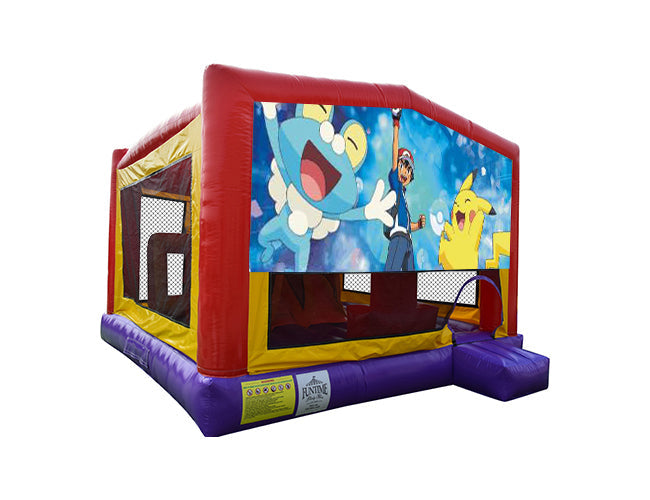 Pokemon Extra Large Obstacle Combo Jumping Castle