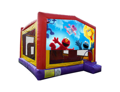 Sesame Street Extra Large Obstacle Combo Jumping Castle