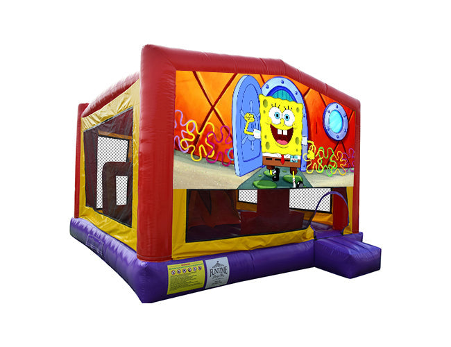 Spongebob Extra Large Obstacle Combo Jumping Castle
