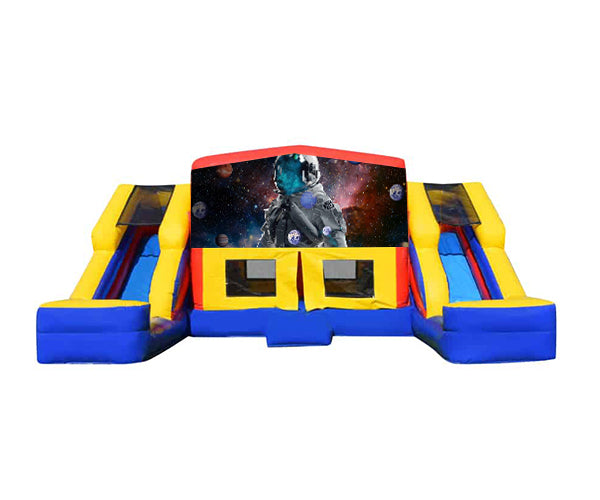 Space / Astronauts Double Mega Combo Jumping Castle