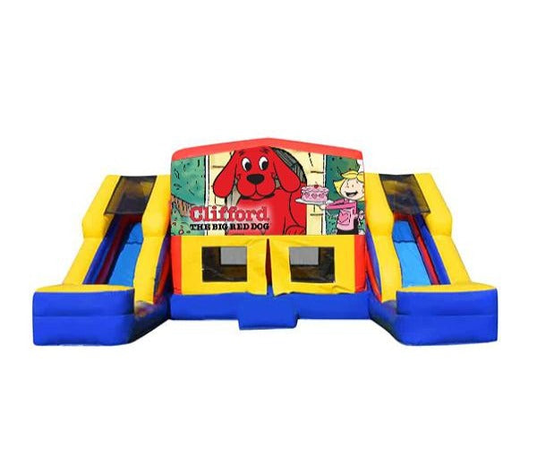 Clifford the Red Dog Double Mega Combo Jumping Castle