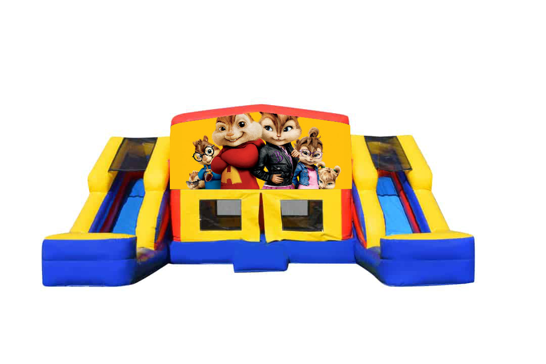 Alvin & the Chipmunks Double Mega Combo Jumping Castle