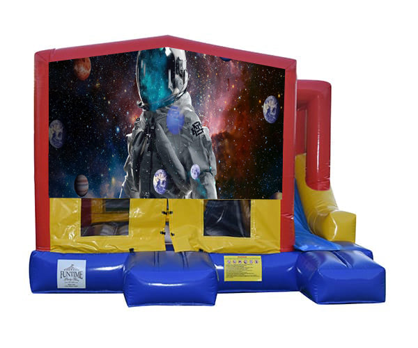 Space / Astronauts Small External Slide Jumping Castle