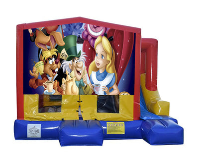 Alice in Wonderland #1  Small External Slide Jumping Castle