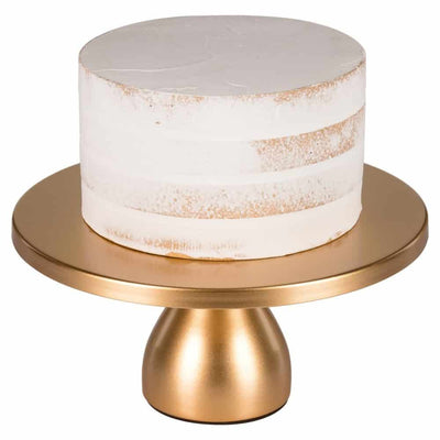 30cm Gold Round Modern Metal Cake Stand Design