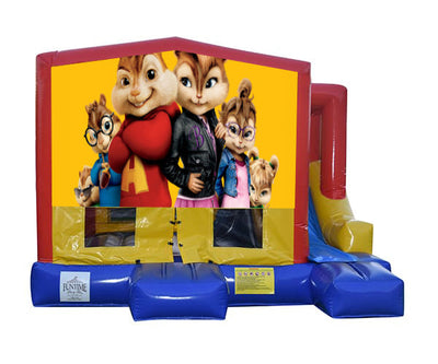 Alvin & the Chipmunks Small External Slide Jumping Castle