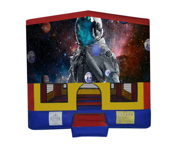 Space / Astronauts Small Square Jumping Castle