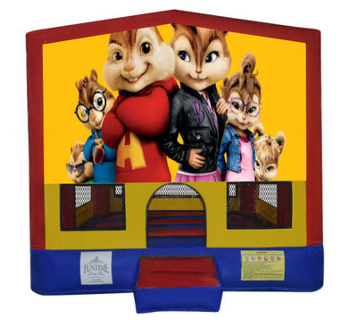Alvin & the Chipmunks Small Square Jumping Castle