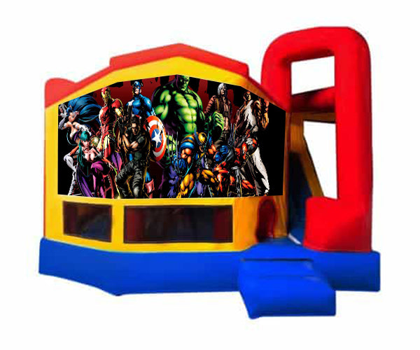 Marvel Super Heroes Medium Internal Slide Jumping Castle