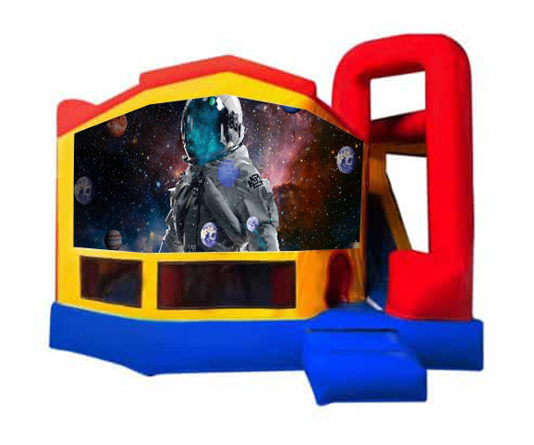 Space / Astronauts Medium Internal Slide Jumping Castle