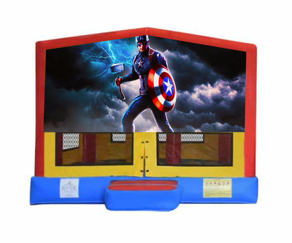 Captain America Medium Super Jumper Combo